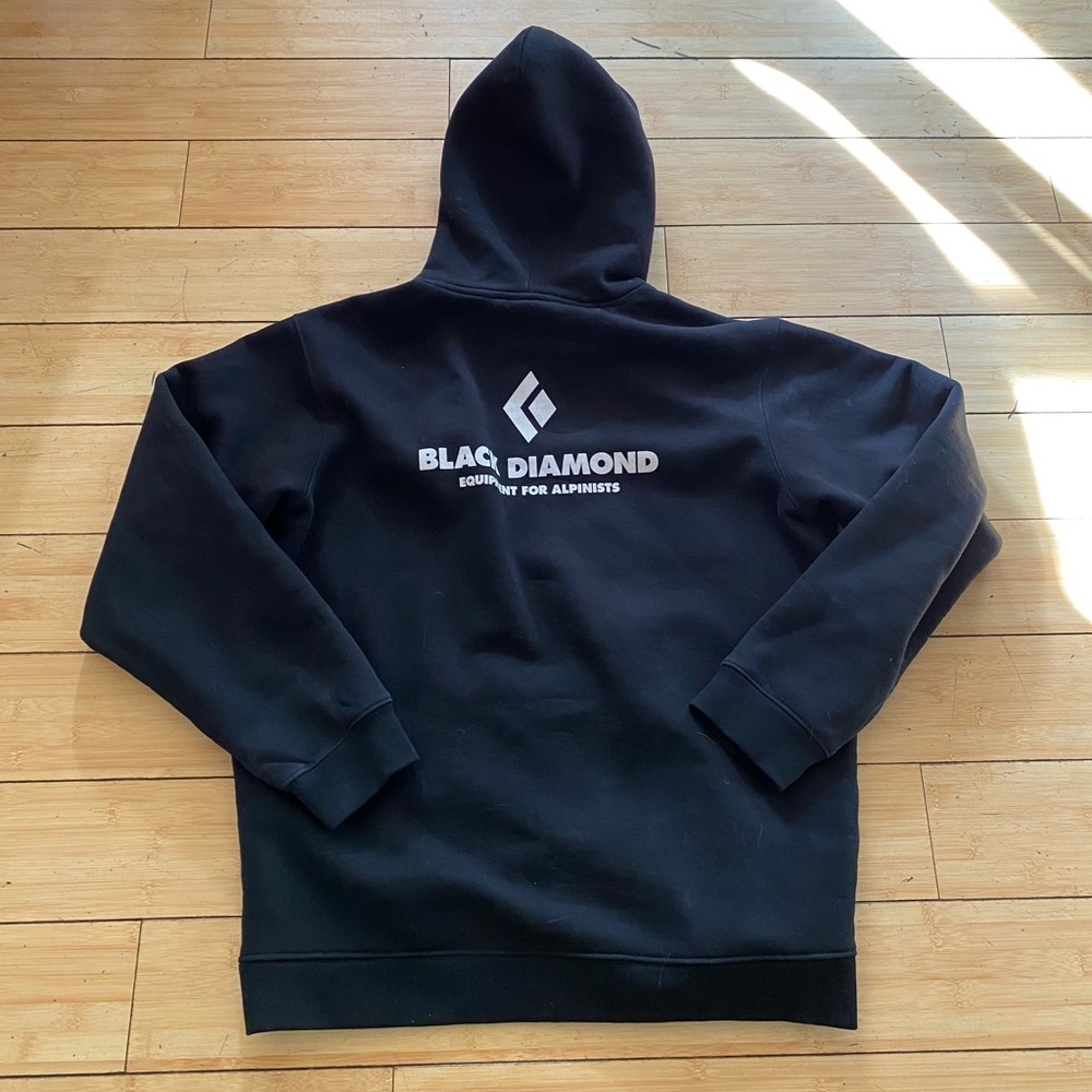 Heavyweight Black Diamond Hoodie